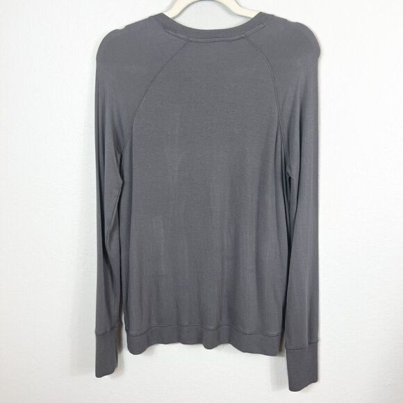 ATHLETA Asymmetric Grey Long Sleeve Top Size XS - Picture 7 of 7